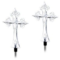 Is your garden in need of a little livening up Then our LED Solar Garden Stake Lights are just what youre looking for These outdoor decorative figurine lights change colors throughout the night creating a fun and attractive light show Simply let them char