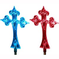 Is your garden in need of a little livening up Then our LED Solar Garden Stake Lights are just what youre looking for These outdoor decorative figurine lights change colors throughout the night creating a fun and attractive light show Simply let them char