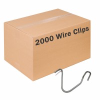 Zareba Tpwc100 Tpost Wire Clips 2000 Pack