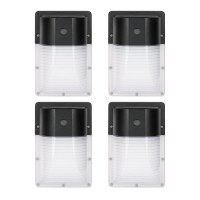 Kadision Led Wall Pack Light With Dusk To Dawn Photocell, 13W 1430Lm 5000K 100-277V Ip65 Waterproof Outdoor Security Lights, Etl Listed, 4-Pack