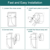 Kadision Led Wall Pack Light With Dusk To Dawn Photocell, 13W 1430Lm 5000K 100-277V Ip65 Waterproof Outdoor Security Lights, Etl Listed, 4-Pack