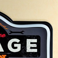 Big Daddys Garage - Reproduction Vintage Advertising Marquee Sign - Battery Powered Led Neon Style Light - 17 X 10 X 3 Inches