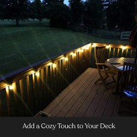 Brightech Ambience Pro - Waterproof Solar Led Outdoor String Lights - 1W Retro Edison Globe Bulbs - 27 Ft Bistro Lights Create Cafe Ambience In Your Yard, Pergola - Soft White