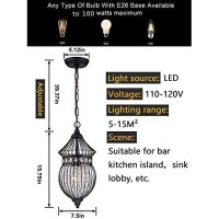 Black Chandeliers Globe Crystal Chandelier Lighting Farmhouse Lighting Fixtures 1 Light 17045