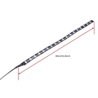 Ds Led Light Strip Red Computer Lighting With Magnetic For Pc Case Lighting Kit 2Pack 30Cm Molex Connector S Series