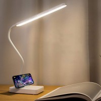 Maythank Cordless Desk Table Lamp Reading Light Rechargeable Battery 2200M,Touch 3 Led Modes,Dimmable,Small,Gooseneck, Highest 177,Lamp For Kids Bedroom Bedside