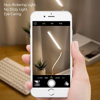 Maythank Cordless Desk Table Lamp Reading Light Rechargeable Battery 2200M,Touch 3 Led Modes,Dimmable,Small,Gooseneck, Highest 177,Lamp For Kids Bedroom Bedside