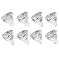 4W Led Mr16 Bulbs 12V 4W Led Spotlight Bulb For Landscape Track Light, Mr16 Gu5.3 Base,12 Volt,4W(35W Equivalent Halogen Replacement),Cool White 6000K,8 Pack