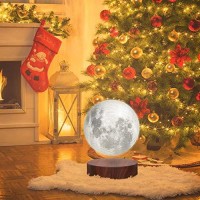 Vgazer Levitating Moon Lamp, 16 Colors 20 Models Floating Moon Lamp,Floating And Spinning In Air Freely With Adjustable Bightness Moon Night Light For Unique Gifts,Room Decor,Office Desk Tech Toys