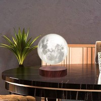 Vgazer Levitating Moon Lamp, 16 Colors 20 Models Floating Moon Lamp,Floating And Spinning In Air Freely With Adjustable Bightness Moon Night Light For Unique Gifts,Room Decor,Office Desk Tech Toys