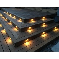 Fvtled Pack Of 20 Warm White Low Voltage Led Deck Lights Kit F138 Outdoor Garden Yard Decoration Lamp Recessed Landscape Pathwa