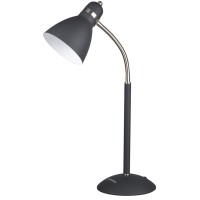 Lepower Metal Desk Lamp, Adjustable Goose Neck Table Lamp, Eye-Caring Study Lamps For Bedroom And Office (Sand Black)