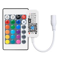 Sumaote Wifi Wireless Rgbw(Cw+Ww) Led Smart Controller Working With Android Ios System Mobile Phone App For 5050 3528 Led Light Strip, Fits Alexa,Google Home,Ifttt