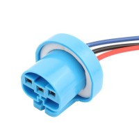 Material ABS Copper Wire Fit to Voltage 12V24V Compatible Bulbs 9007 HB5 Installation Plug and Play Package include 2 Sockets not include lights