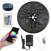 Miheal Led Light Strip,Wifi Wireless Smart Phone Controlled Strip Light Kit 32.8Ft 300Leds 5050 Waterproof Ip65 Led Lights,Compatible With Android And Ios System,Alexa