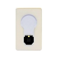 Inovat 10Pcs / 10 X Mini Led Credit Card/Portable/Card Pocket Light Bulb Lamp Christmas Card/Switch Card Sharp Led Light Bulb White Card With White Color Light