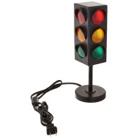 Rhode Island Novelty Eltrali 8 Inch Traffic Light Table Lamp