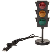 Rhode Island Novelty Eltrali 8 Inch Traffic Light Table Lamp