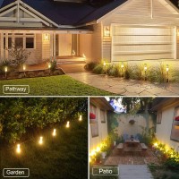 Greenclick Led Pathway Lights, 4.8W 12V Low Voltage Landscape Lighting, 6 Pcs 570 Lumen Outdoor Lights, Super Bright Extendable Path Lights, Ip65 Waterproof Garden Lights For Yard Patio Walkway, 2700K