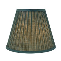 Aspen Creative 33053 Hardback Empire Transitional Spider Lamp Shade Mushroom Pleated Green 7 Top X 13 Bottom X 10 Slant