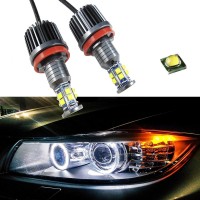 Feature This listing is for 2 pieces of premium quality 80W high power 360 degree shine H8 LED Angel Eyes This is so far the brightest H8 LED Angel Eye bulbs on the market Each of this high power H8 angel eye ring marker bulb is made with 8 pieces 10W hig