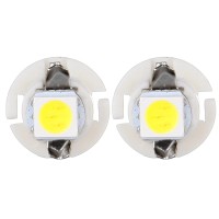 Cciyu 10 Pack Car T5 B8.4D 5050 1Smd White Led Lamps Instrument Dashboard Side Indicator Lights