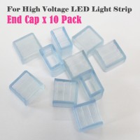 10Pack Of 2Pins And End Cap For Iekov High Voltage Single Color Light Strip