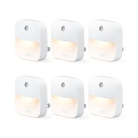 Eufy By Anker, Lumi Plug-In Night Light, Warm White Led, Dusk-To-Dawn Sensor, Bedroom, Bathroom, Kitchen, Hallway, Stairs, Energy Efficient, Compact, Light 6-Pack