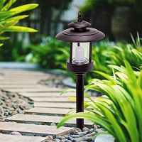 Westinghouse 6 Pack 100 Lumen Low Voltage Led Pathway Light Landscape Kit W/Transformer & Cable (Bronze)