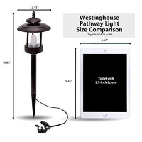 Westinghouse 6 Pack 100 Lumen Low Voltage Led Pathway Light Landscape Kit W/Transformer & Cable (Bronze)