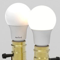 Ameriluck 3-Way Led Light Bulb A19, Multi Wattage 40-60-100W Equivalent, Low-Medium-High Setting, Omni-Directional, 2 Pack, Natural Daylight 5000K