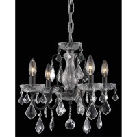 Calista Collection Pendant D17In H15In Lt:4 Dark Bronze Finish