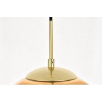 Reflection Collection Pendant D11In H7In Lt:1 Gold Finish