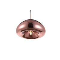 Reflection Collection Pendant D11In H7In Lt:1 Copper Finish