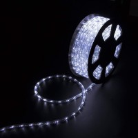 Ainfox Led Rope Light 150Ft 1620 Leds Indoor Outdoor Waterproof Led Strip Lights Decorative Lighting Cool White