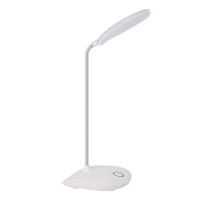 Deeplite Led Desk Lamp With Flexible Gooseneck 3 Level Brightness, Battery Operated Table Lamp 5W Touch Control,Compact Portable Lamp For Dorm Study Office Bedroom,Eye-Caring And Energy Saving