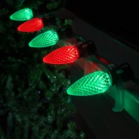 Wintergreen Lighting C9 Opticore Led Commercial Outdoor Christmas Lights Heavy Duty Christmas String Lights Green Wire 100 L