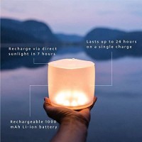 Mpowerd Luci Lux: Solar Inflatable Light, Soft Light That Lasts Long Into The Night, 65 Lumens, Lasts 24 Hours, Matte Finish, No Batteries Needed, Waterproof, Compact, Lightweight, 5 X 4.25