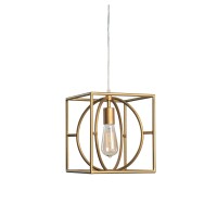 Kenroy Home 93882Gld Adele 1 Light Swag Pendant With Gold Finish, Modern Style, 11