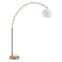 Griffith Floor Lamp Brushed Brass