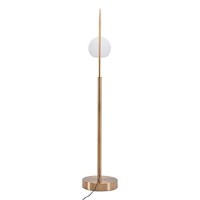 Griffith Floor Lamp Brushed Brass