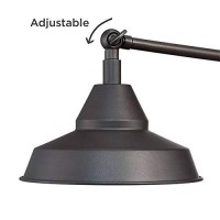 Turnbuckle Industrial Desk Lamp With Hotel Style Usb Charging Port Led Adjustable Oil Rubbed Bronze Metal Shade For Office Table - Franklin Iron Works