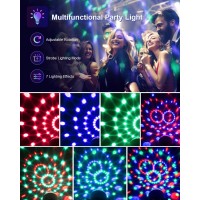 Luditek 4Pack Sound Activated Party Lights With Remote Control Dj Lighting Disco Ball Light Stage Lamp Strobe Light For Home