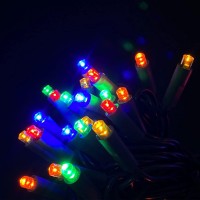 50 Count 5Mm Wide Angle Led Christmas Lights Setoutdoor Mini Led String Lights For Garden Patio Halloween Christmas Trees Light