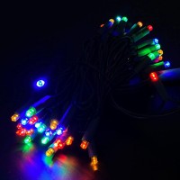 50 Count 5Mm Wide Angle Led Christmas Lights Setoutdoor Mini Led String Lights For Garden Patio Halloween Christmas Trees Light