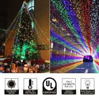 50 Count 5Mm Wide Angle Led Christmas Lights Setoutdoor Mini Led String Lights For Garden Patio Halloween Christmas Trees Light