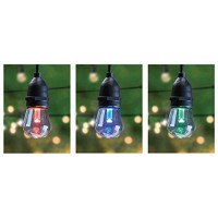 Fet Electric Feit 72018 30 Ft. 15 Bulbs Color Changing Led String Christmas Holiday Lights