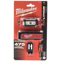 Milwaukee 2111-21 475-Lumen Led Rechargeable Hard Hat Headlamp