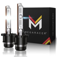 Mega Racer D2S HID 6K Headlight Bulbs