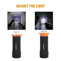 Everbrite 2-In-1 Mini Lanterns And Flashlights With 3 Modes, 2 Pack Portable Outdoor Led Zoomable Torches, Aaa Batteries Included - For Hurricane Supplie Camping, Hiking, Night Walking, Emergency